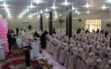جشن تکلیف ۳۲۰ نفر از دانش آموزان دختر مدارس شهرک طالقانی برگزار شد